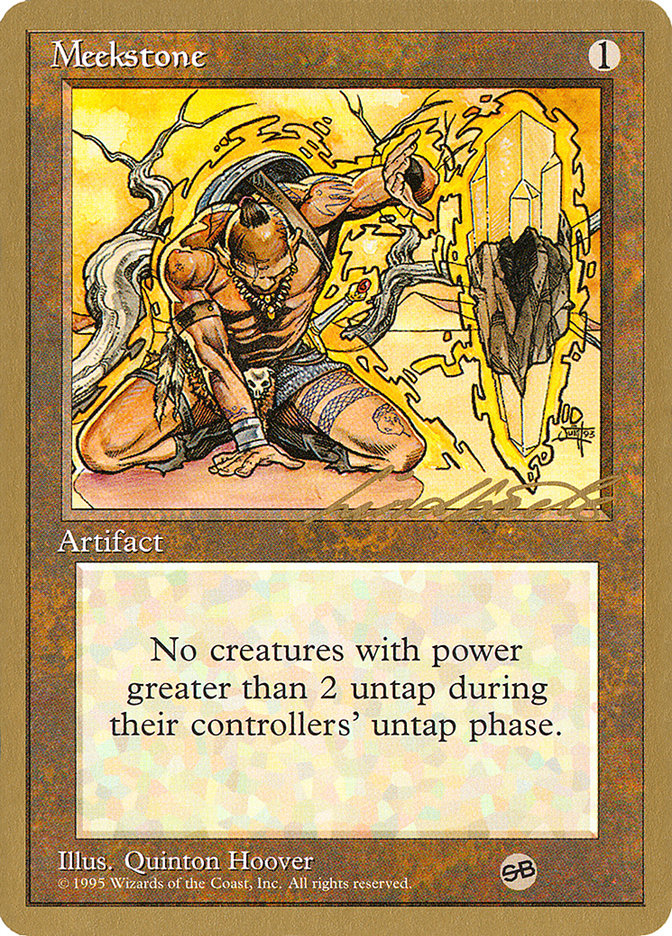 Meekstone (Leon Lindback) (SB) [Pro Tour Collector Set] | Magic Magpie