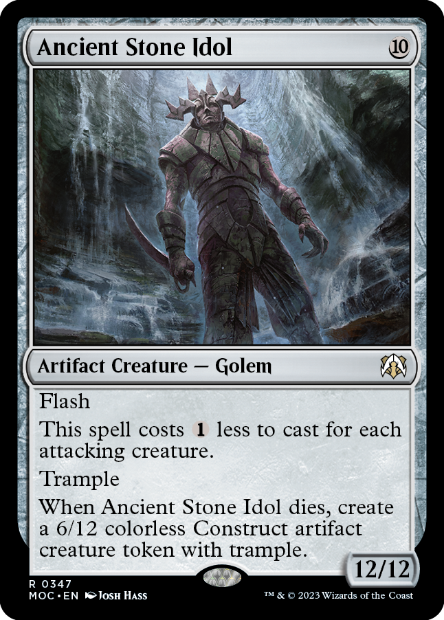 Ancient Stone Idol [March of the Machine Commander] | Magic Magpie