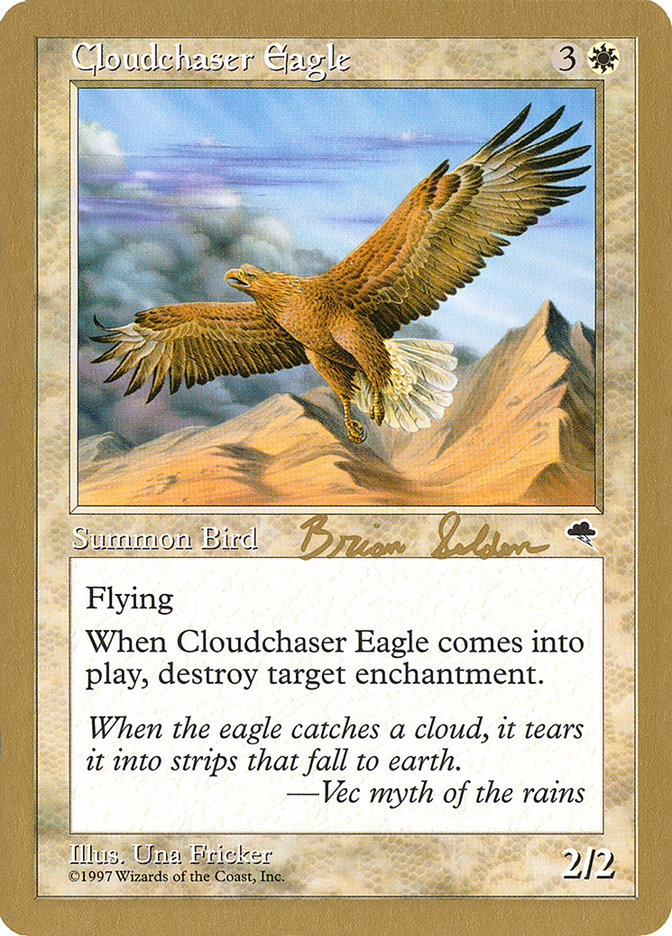 Cloudchaser Eagle (Brian Selden) [World Championship Decks 1998] | Magic Magpie