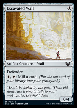 Excavated Wall [Strixhaven: School of Mages] | Magic Magpie