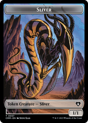 Copy (54) // Sliver Double-Sided Token [Commander Masters Tokens] | Magic Magpie