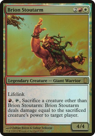 Brion Stoutarm (Commander's Arsenal) [Commander's Arsenal Oversized] | Magic Magpie