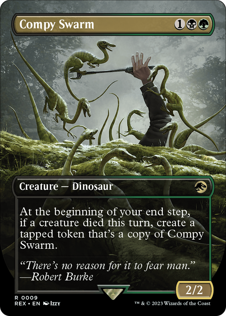 Compy Swarm (Borderless) [Jurassic World Collection] | Magic Magpie