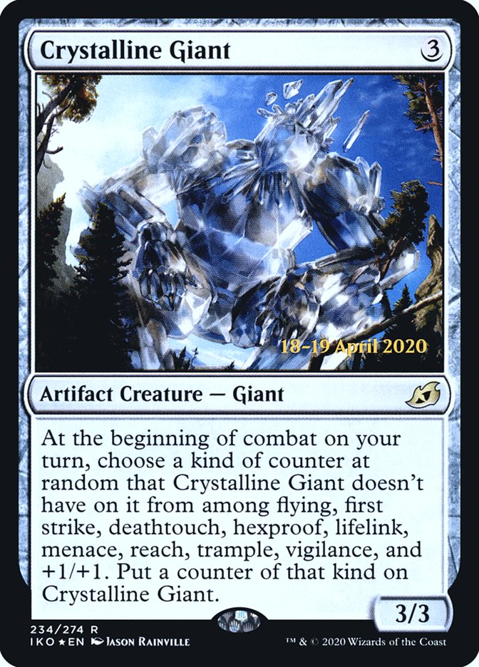 Crystalline Giant  [Ikoria: Lair of Behemoths Prerelease Promos] | Magic Magpie