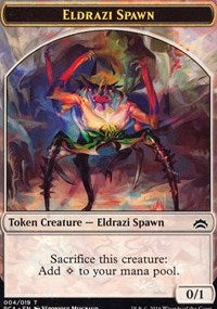 Eldrazi Spawn (004) // Eldrazi Double-sided Token [Planechase Anthology] | Magic Magpie