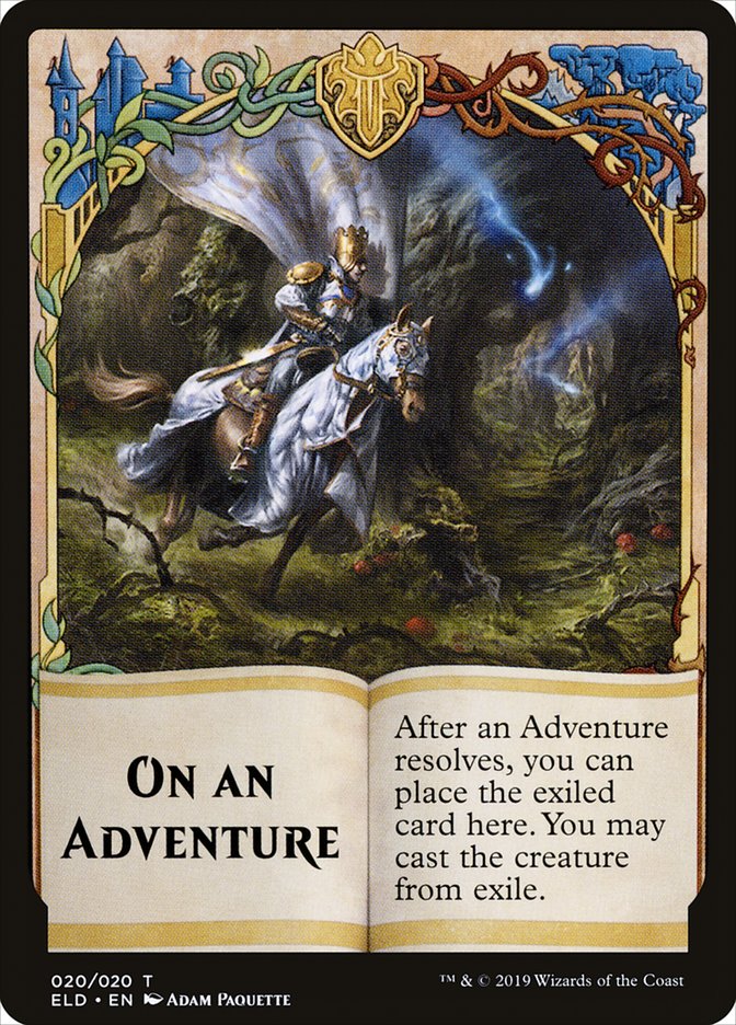 On an Adventure [Throne of Eldraine Tokens] | Magic Magpie