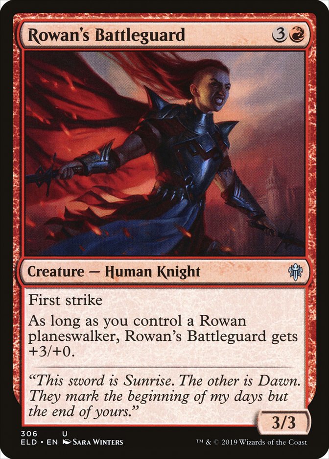 Rowan's Battleguard [Throne of Eldraine] | Magic Magpie