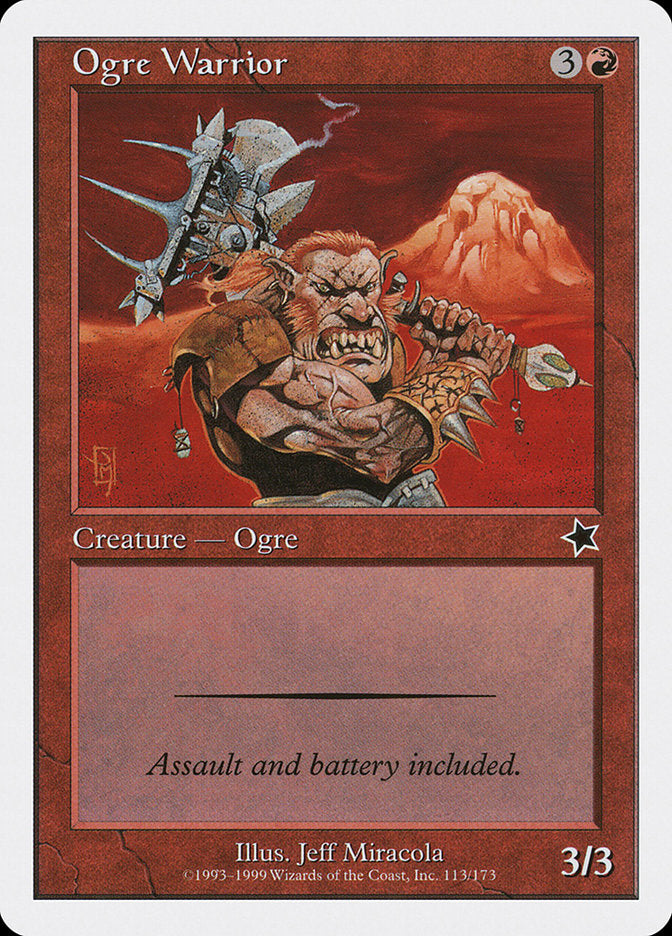 Ogre Warrior [Starter 1999] | Magic Magpie