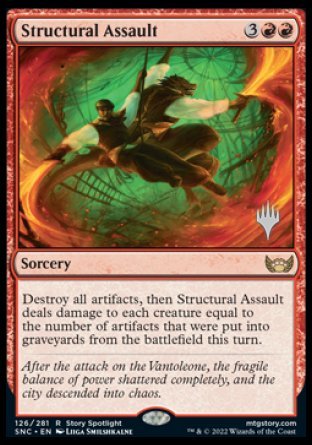 Structural Assault (Promo Pack) [Streets of New Capenna Promos] | Magic Magpie