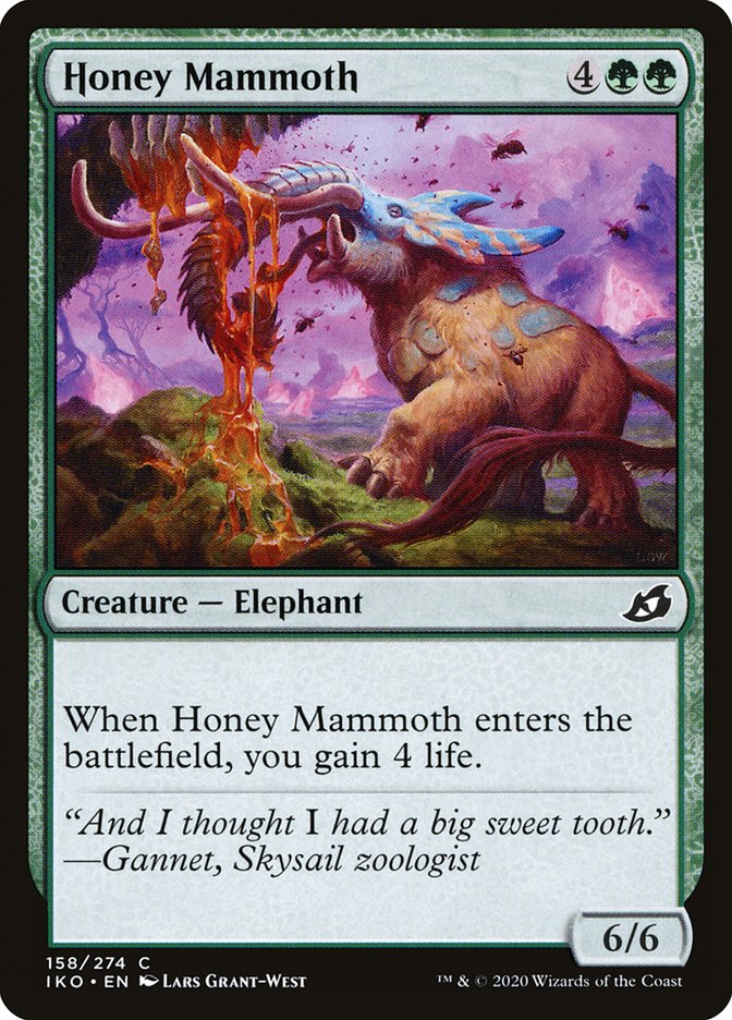 Honey Mammoth [Ikoria: Lair of Behemoths] | Magic Magpie