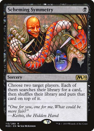 Scheming Symmetry [Core Set 2020 Promos] | Magic Magpie