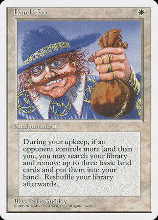 Land Tax [Fourth Edition] | Magic Magpie