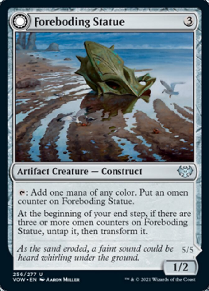 Foreboding Statue // Forsaken Thresher [Innistrad: Crimson Vow] | Magic Magpie