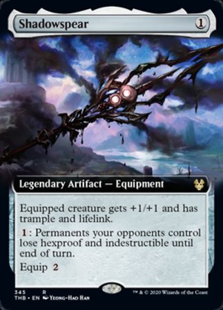 Shadowspear (Extended Art) [Theros Beyond Death] | Magic Magpie