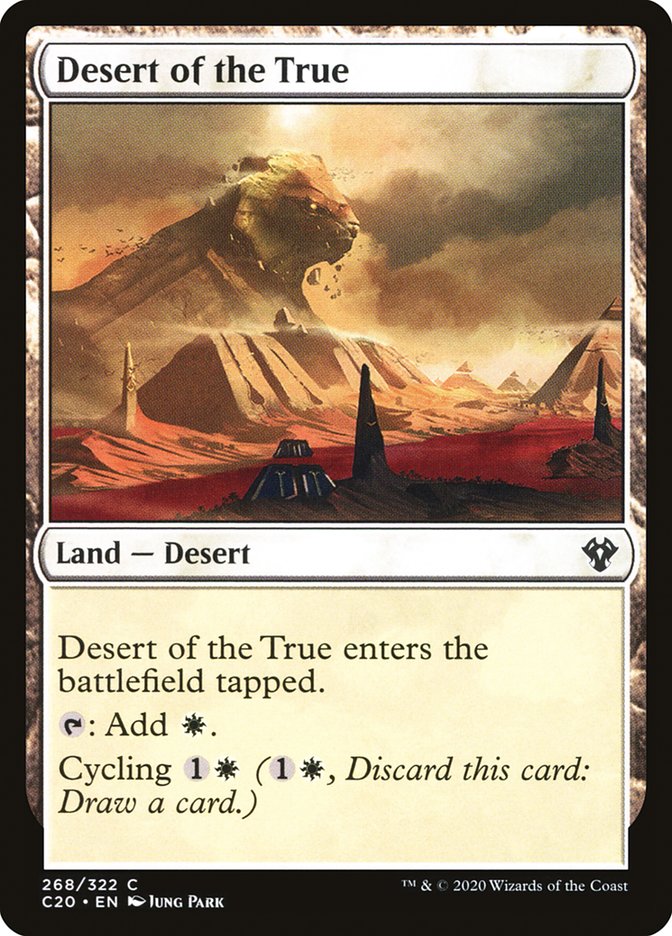 Desert of the True [Commander 2020] | Magic Magpie