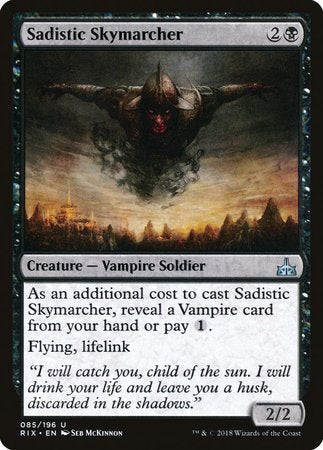 Sadistic Skymarcher [Rivals of Ixalan] | Magic Magpie