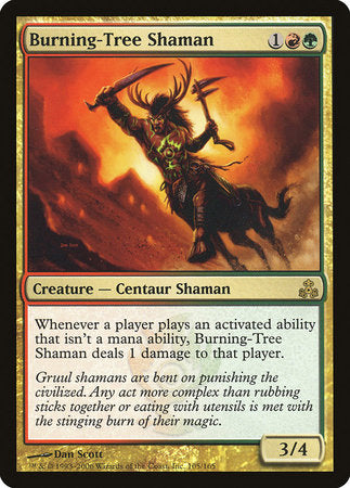 Burning-Tree Shaman [Guildpact] | Magic Magpie