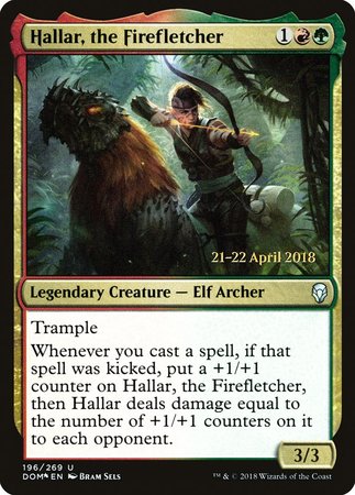 Hallar, the Firefletcher [Dominaria Promos] | Magic Magpie