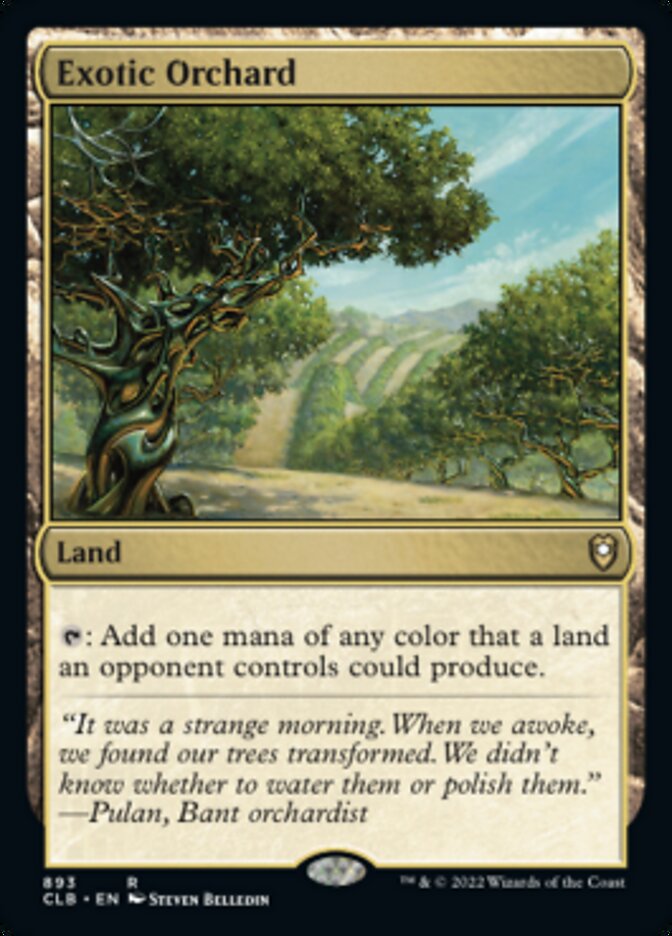 Exotic Orchard [Commander Legends: Battle for Baldur's Gate] | Magic Magpie