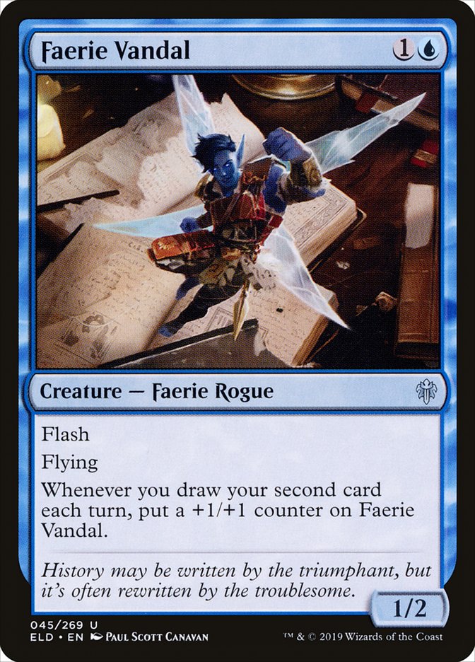 Faerie Vandal [Throne of Eldraine] | Magic Magpie