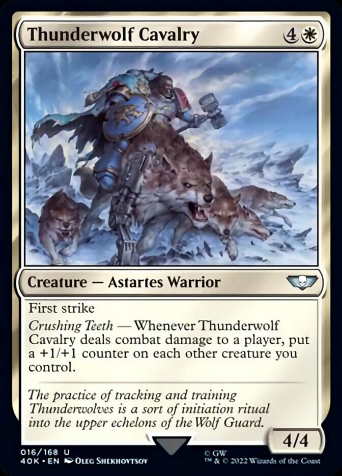 Thunderwolf Cavalry [Universes Beyond: Warhammer 40,000] | Magic Magpie