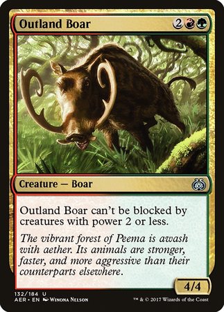 Outland Boar [Aether Revolt] | Magic Magpie