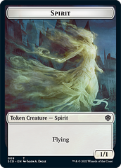 Bird // Spirit Double-Sided Token [Starter Commander Decks] | Magic Magpie