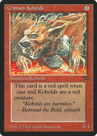 Crimson Kobolds [Legends] | Magic Magpie