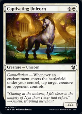 Captivating Unicorn [Theros Beyond Death] | Magic Magpie