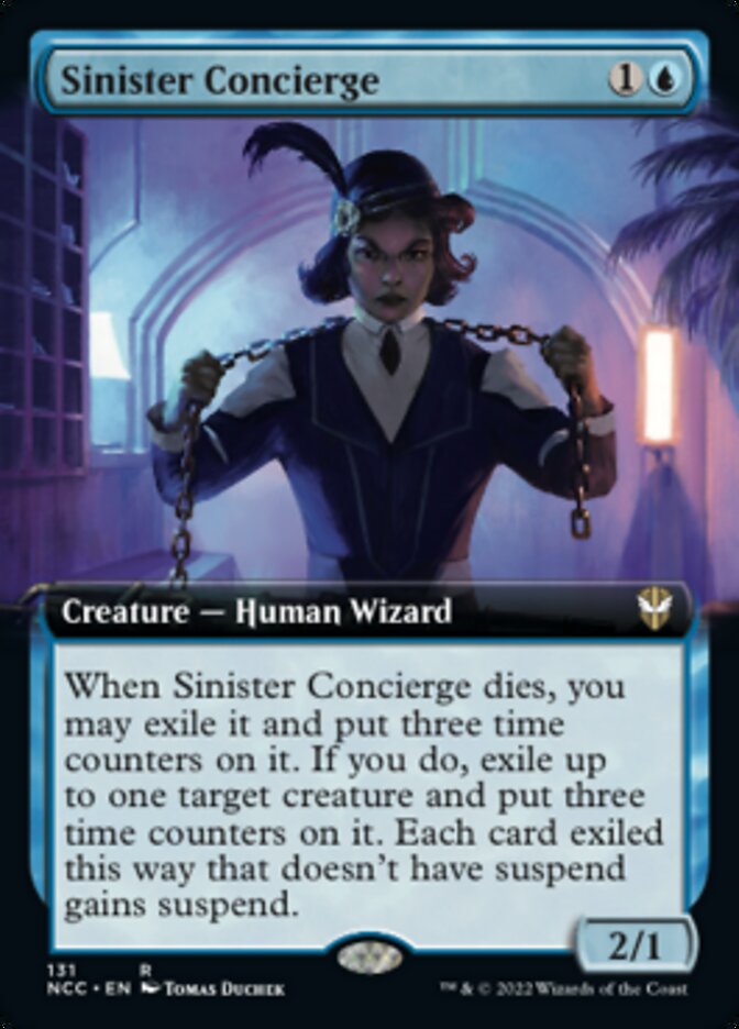 Sinister Concierge (Extended Art) [Streets of New Capenna Commander] | Magic Magpie