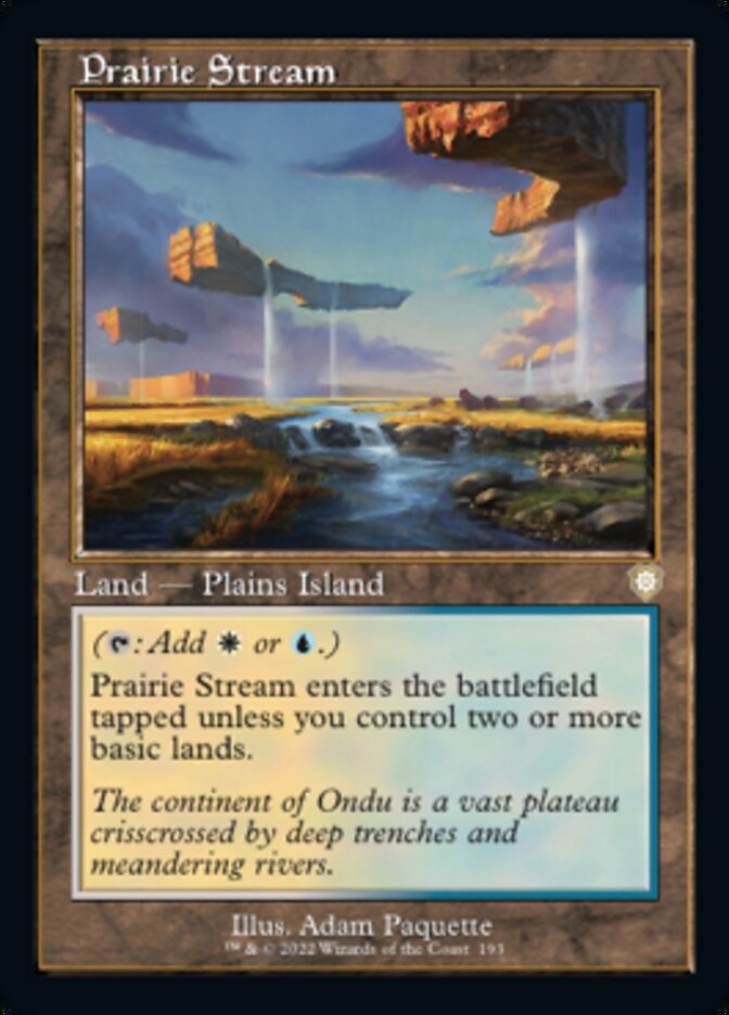 Prairie Stream (Retro) [The Brothers' War Commander] | Magic Magpie