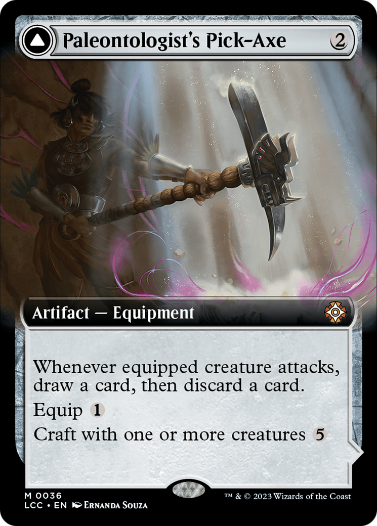 Paleontologist's Pick-Axe (Extended Art) [The Lost Caverns of Ixalan Commander] | Magic Magpie