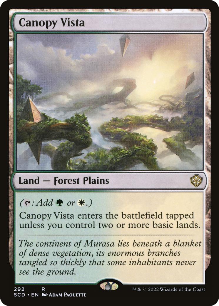 Canopy Vista [Starter Commander Decks] | Magic Magpie