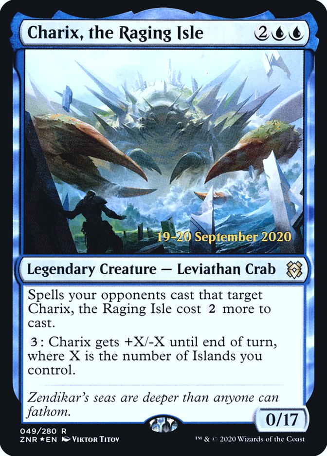 Charix, the Raging Isle  [Zendikar Rising Prerelease Promos] | Magic Magpie