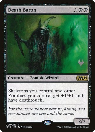 Death Baron [Core Set 2019 Promos] | Magic Magpie