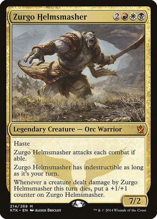 Zurgo Helmsmasher [Khans of Tarkir] | Magic Magpie