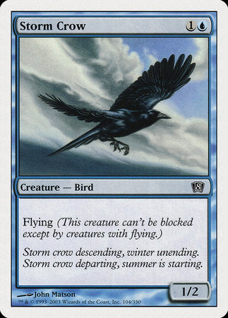 Storm Crow [Eighth Edition] | Magic Magpie