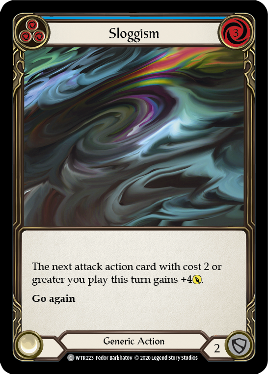 Sloggism (Blue) [U-WTR223] (Welcome to Rathe Unlimited)  Unlimited Rainbow Foil | Magic Magpie