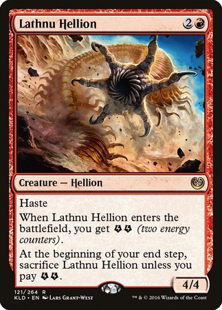 Lathnu Hellion [Kaladesh] | Magic Magpie