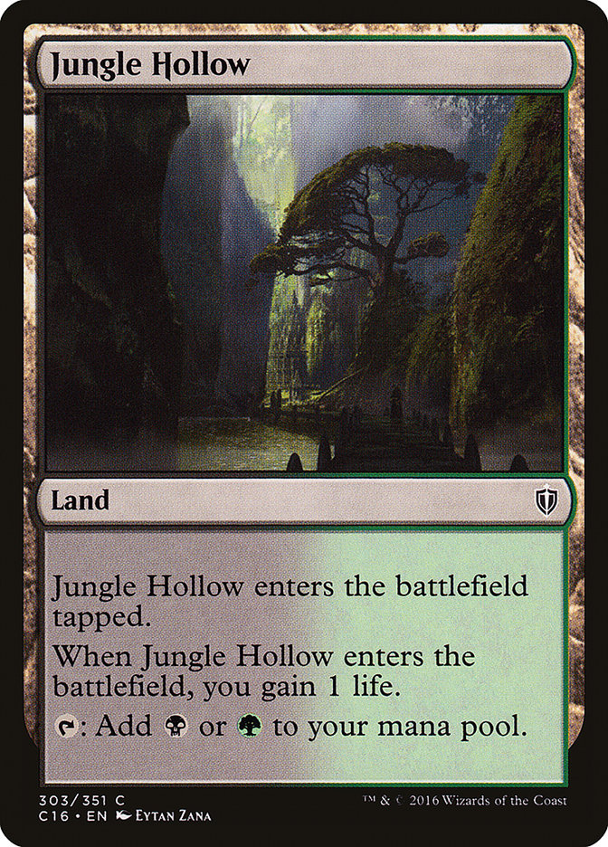 Jungle Hollow [Commander 2016] | Magic Magpie