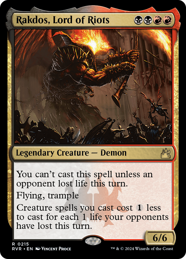 Rakdos, Lord of Riots [Ravnica Remastered] | Magic Magpie