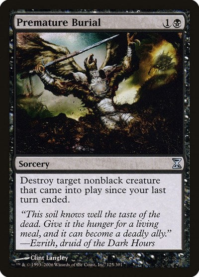 Premature Burial [Time Spiral] | Magic Magpie