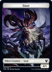 Goat // Human Soldier Double-sided Token [Theros Beyond Death Tokens] | Magic Magpie