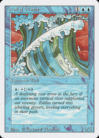 Wall of Water [Revised Edition] | Magic Magpie