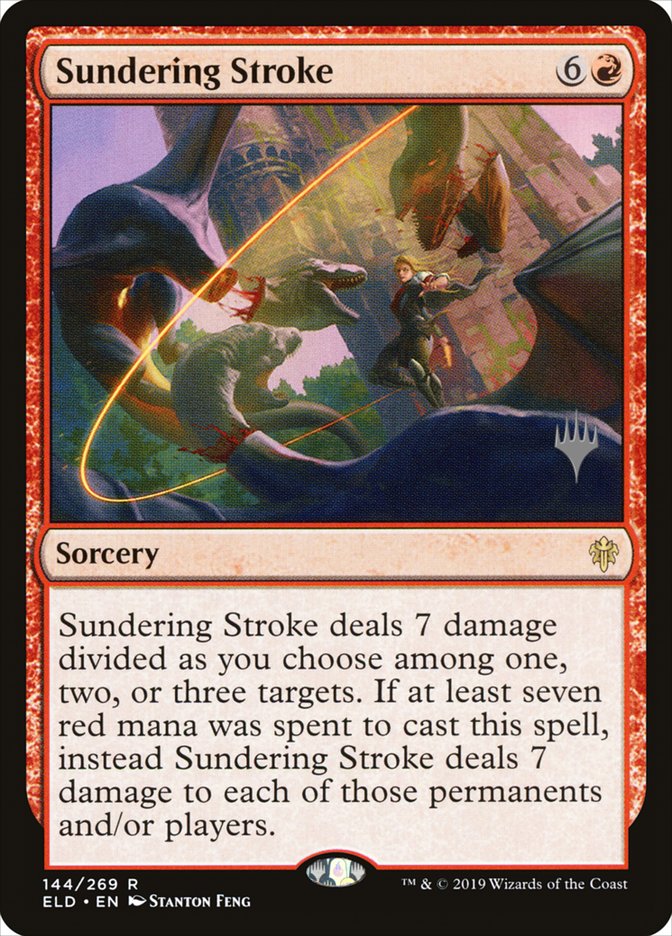 Sundering Stroke (Promo Pack) [Throne of Eldraine Promos] | Magic Magpie