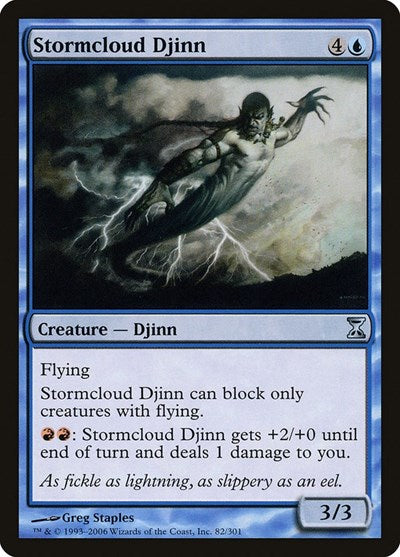Stormcloud Djinn [Time Spiral] | Magic Magpie
