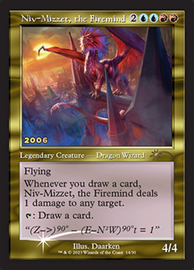 Niv-Mizzet, the Firemind [30th Anniversary Promos] | Magic Magpie