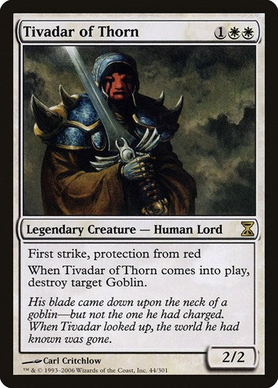 Tivadar of Thorn [Time Spiral] | Magic Magpie