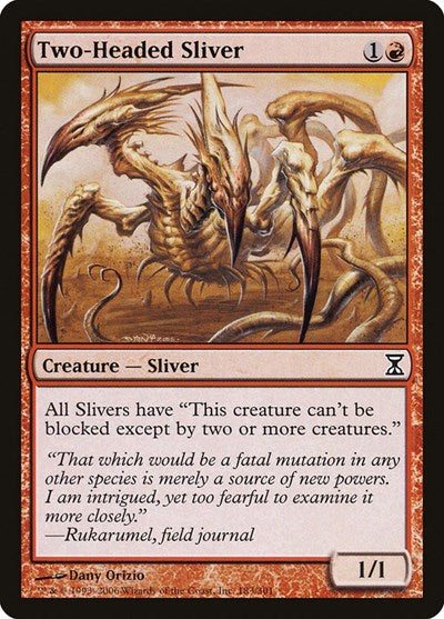 Two-Headed Sliver [Time Spiral] | Magic Magpie