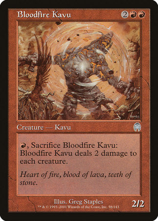 Bloodfire Kavu [Apocalypse] | Magic Magpie